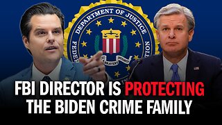 Gaetz GOES OFF on FBI Director Wray for Protecting the Bidens