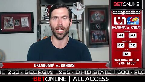 Oklahoma vs Kansas College Football Picks | BetOnline All Access