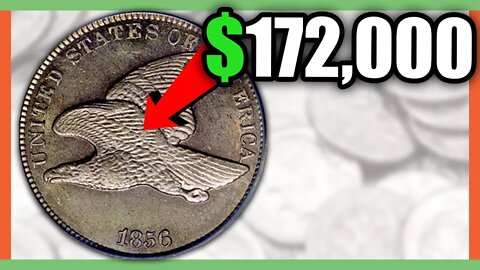 $172,000 1856 FLYING EAGLE CENT - RARE PENNY WORTH MONEY!!