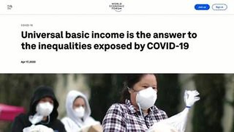 Universal Basic Income—Or Government Bribes? - UK Column News