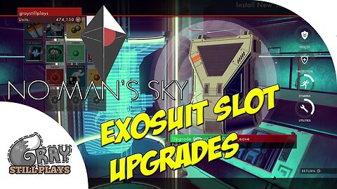 No Man's Sky 1.03 | Quick Exosuit Inventory Expansion Tutorial | New Player Tips | PS4 Gameplay