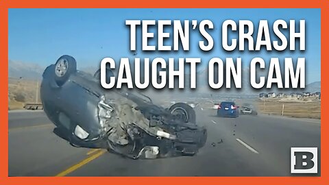 DRAMATIC CRASH: Teen Driver's Head-On Collision Causes Multi-Vehicle Accident