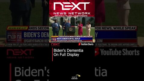 Biden's Dementia On Full Display #shorts