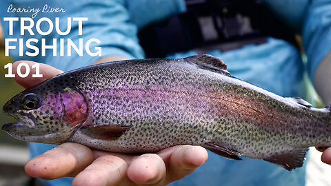 ROARING RIVER TROUT FISHING ADVENTURE.