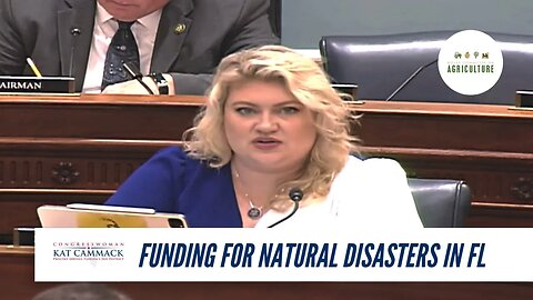 Rep. Cammack Supports The Block Grant Assistance Act To Secure Disaster Funding For FL Producers