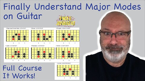 How to Finally Understand Major Modes on Guitar | Uncle Joshafat