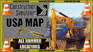Construction Simulator (2022) 🚧 All USA Map Hammer Locations