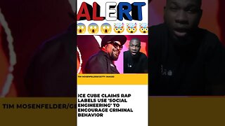 Ice Cube comment on rappers criminal behavior