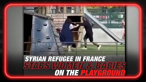 VIDEO: Psychotic Syrian Refugee Stabs Disarmed French Women