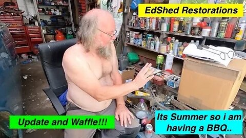 EdShed Restorations Summer Time BBQ and Update on the E type 2+2, The MK2 project and a few others..