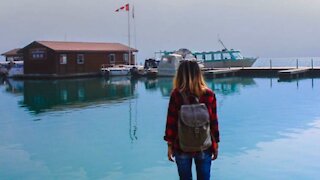 This Lake In Alberta Has A Hidden Ghost Town Beneath Its Waves