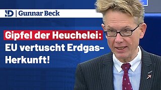 💥 Gipfel der Heuchelei: EU vertuscht die Erdgas-Herkunft 🤡@MdEP Dr. Gunnar Beck🙈