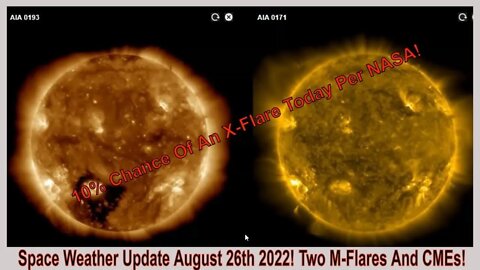 Space Weather Update August 28th 2022! Two M-Flares And CMEs!