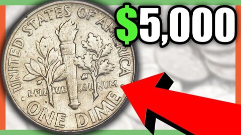 5 RARE DIMES WORTH MONEY - ROOSEVELT DIME COINS TO LOOK FOR