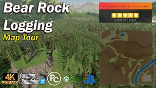 Bear Rock Logging | Map Review | Farming Simulator 22