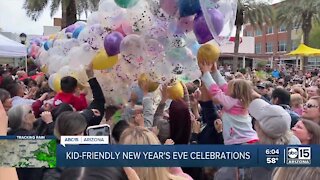 Families celebrate "Noon Year's Eve" across the Valley