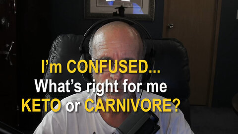 Which diet should I do, Keto or Carnivore? I don't really know the difference.