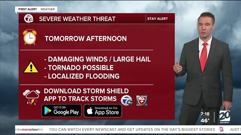 What do the different storm outlook categories mean?