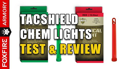 TacShield Chem Lights - TEST & REVIEW