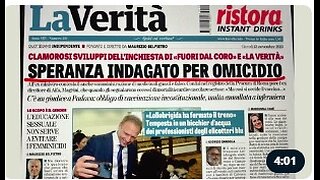 Italian Health Minister Gave Orders To Conceal Vaxx Deaths - Now Under Investigation For Murder