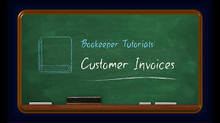 Customer Invoices - Tutorial