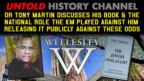 Challenging The Slavery Narrative | Dr. Tony Martin Discusses His Book Regarding The Endless Attacks He Endured While Teaching About Slavery At Wesley College