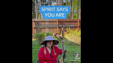 SPIRIT SAYS , YOU ARE #shortsfeed #calm #goodvibes #affirmations #spiritualawakening #frequency 🦋🔥