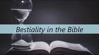 Bestiality in the Bible