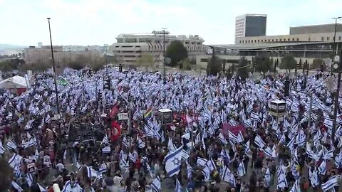 LIVE: Jerusalem / Israel - anti-government protest - 27.03.2023