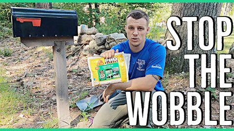 Easy Way to fix a Wobbly Mailbox ||SIKA Fence Post Mix||