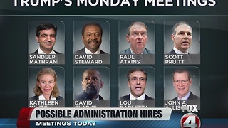 Trump holds meetings for transition team recruitment