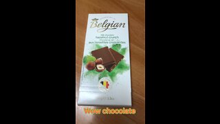 Belgian milk chocolate #w/ hazel nuts