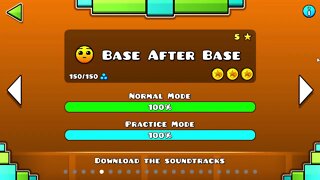 Geometry Dash - Base After Base All Coins!