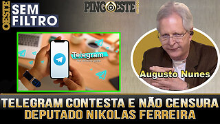 Brasil normaliza censura mas TELEGRAM não aceita e contesta Alexandre de Moraes [AUGUSTO NUNES]