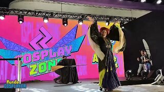 Apresentação Cosplay Tradicional de Winifred Sanderson do filme Abracadabra no Anime Friends 2022