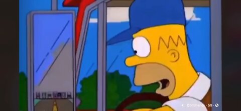 Freedom Convoy 2022 Simpsons Edition