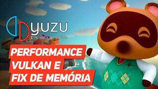 yuzu | CORREÇÃO DO VAZAMENTO DE MEMÓRIA E GANHO DE PERFORMANCE NO VULKAN