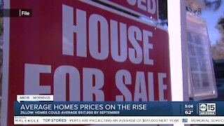 Average Valley home prices on the rise
