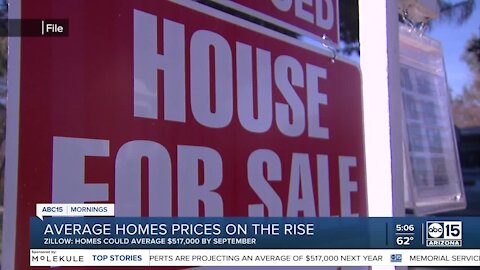 Average Valley home prices on the rise