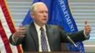 Attorney General Jeff Sessions speaks in Las Vegas about illegal immigration and crime