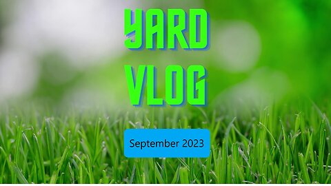 Yard Vlog - September 2023