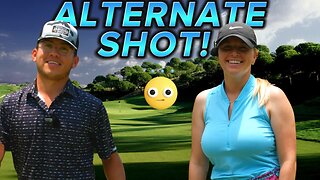I Played Alternate Shot with a Professional Female Golfer...