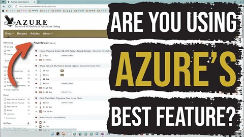 How to Save Time & Money on Your Next Azure Order | Azure Standard Quick Tip #4