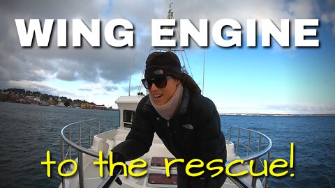 WING engine to the rescue on our Nordhavn 43 trawler! [MV FREEDOM]