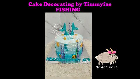 Decorating a Custom Fish Cake With Fish Memes #cakedecorating