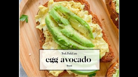 Egg salad on Avocado Toast