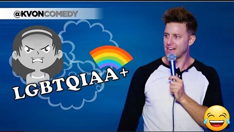 LGBTQiAA + Lady gets mad at comedian by K-Von 😂 🤣