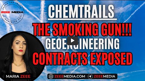 WORLD FIRST: Chemtrails / Climate Engineering / Geoengineering CONTRACTS EXPOSED! w/ Maria Zeee