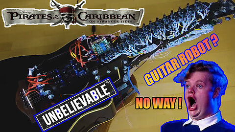 Pirates of The Caribbean ( Guitar Robot ) | Robot Guitar Plays Pirates of The Carribean