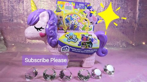 Polly Pocket Unicorn Party🥳 review opening